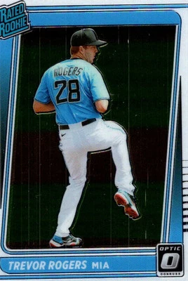 2021 Donruss Optic Trevor Rogers Miami Marlins #73 - Image 1 of 2