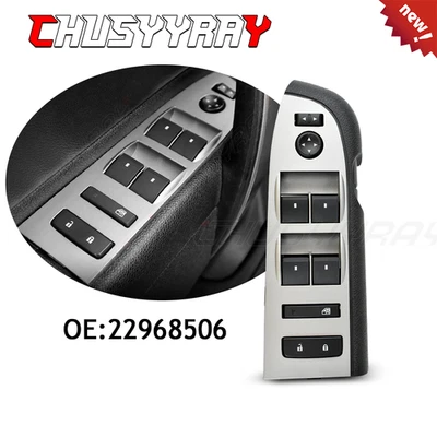 Panel de interruptor de ventana bisel cubierta apto para GMC Sierra 2500 HD 2010-2014 22968506 Foto 1 de 4