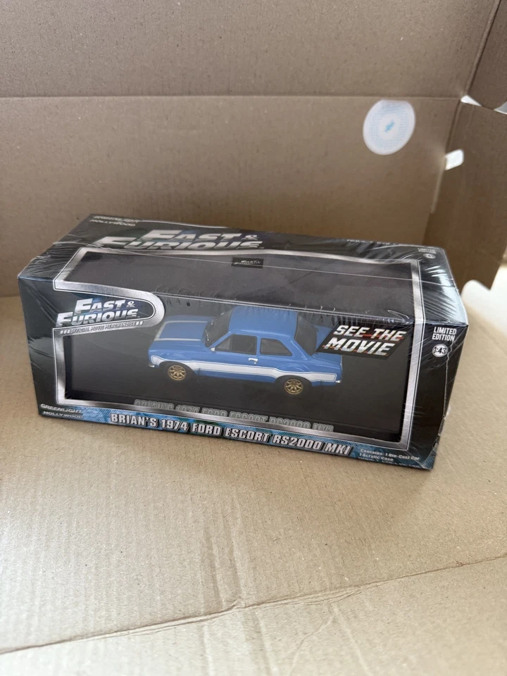 GREENLIGHT FAST & FURIOUS BRIAN'S 1974 FORD ESCORT RS2000 MK1 1;43 SCALE BNIB - Image 1 of 1