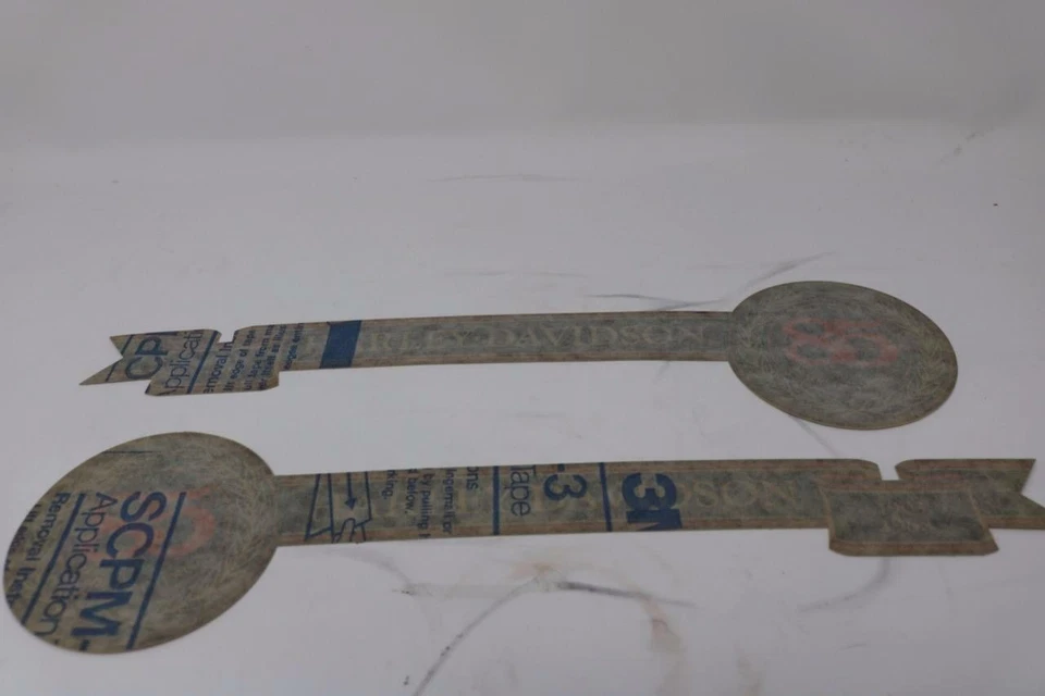 14188-88 14187-88 NEW OEM HARLEY-DAVIDSON FXLR FXR 85TH ANNIVERSARY DECALS PAIR - Image 1 of 1