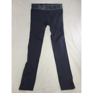 Gymshark Pants Women Medium Leggings Black Athletic Leisure Workout Gym Sports - Picture 1 of 7