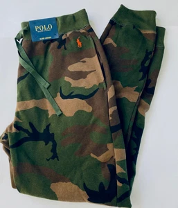 Pantalones deportivos Polo Ralph Lauren de vellón para hombre talla L camuflados - Imagen 1 de 8