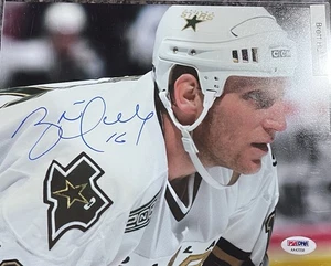 Brett Hull HOF Dallas Stars St Louis Blues Signed 8x10 PSA COA - Picture 1 of 4