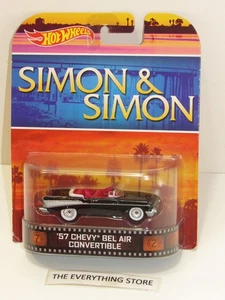 Chevy Bel Air 2013 Simon & Simon 57 convertible negro envío gratuito Hot Wheels - Imagen 1 de 2
