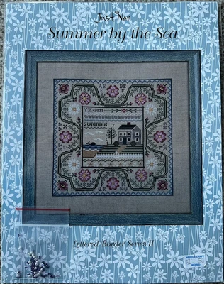 Just Nan Summer by the Sea Cross Stitch Chart Emb. Pack Lettered Border II JN262 - Image 1 of 4