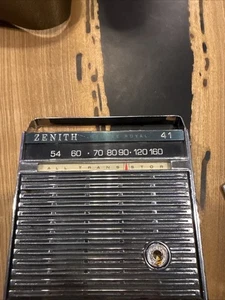 Vintage Zenith Deluxe Royal 41 Transistorradio Handfunkgerät funktioniert - Bild 1 von 12