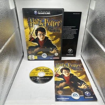 Harry Potter and the Chamber of Secrets • Nintendo GameCube Game + Manual • PAL - Image 1 of 4