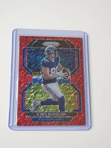 Panini Prizm 2021 Kyle Rudolph Giants Red Shimmer NFL /35 - Picture 1 of 2