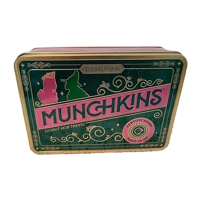 2025 WICKED Dunkin’ Donuts munchkin TIN Collectible Tin - Image 1 of 4