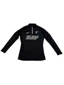 Nike Dri Fit Surf Suit Long Sleeve Shirt Black Slim Fit Unisex Adults Size M EUC - Picture 1 of 13