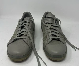 Mens 11.5 Adidas Go-To Spikeless 1 Golf Shoes Silver Pebble/Olive GV6905 - Picture 1 of 24