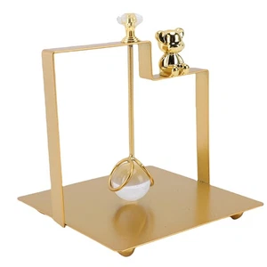 Flat Paper Napkin Holder Napkin Holder Elegant With Cute Bear Decoration Ball↑ - Picture 1 of 24
