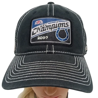 NFL Indianapolis Colts AFC Champions 2009 Cap Hat Flexfit Reebok Adult OSFM - Image 1 of 4