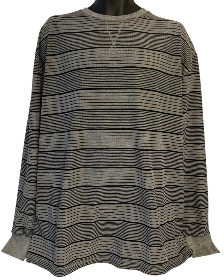 Swiss cross shirt RN66918 Mens Sz 3XL Striped Pull Over Shirt Polyester - Image 1 of 3