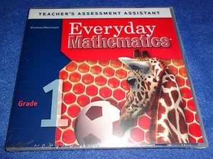 NEW Everyday Math mathematics CD disk TEACHERS ASSESSMENT ASSISTANT GRADE 1 - Picture 1 of 2