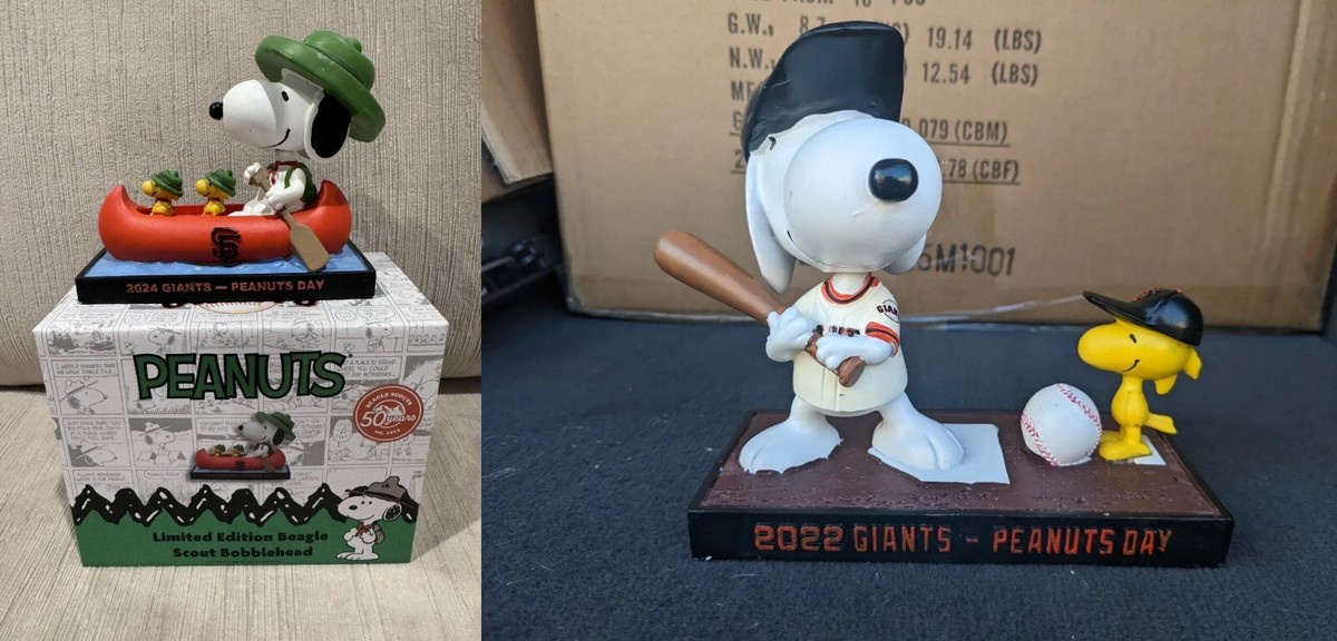デトロイト・タイガース スヌーピー ボブルヘッド Snoopy Detroit Tigers Peanuts Bighead Bobblehead MLB