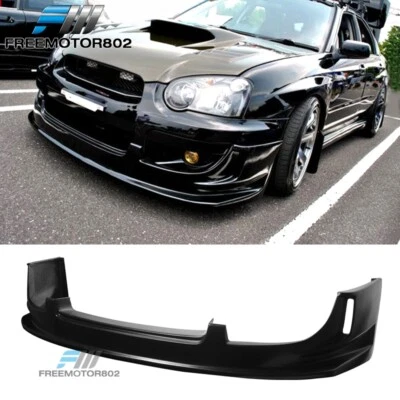 Fits 04-05 Subaru Impreza WRX DS Style Front Bumper Lip Spoiler PU - Image 1 of 4