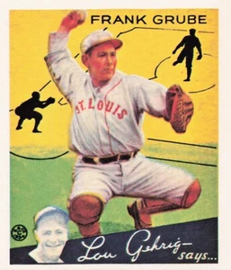 1985 Big League Chewing Gum 1934 Reprints Frank Grube St. Louis Browns #64 - Picture 1 of 2