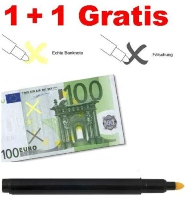 Falschgeldprüfer Geld Tester Geldprüfgerät Prüfstifte Geldscheinprüfer Stift NEU - Bild 1 von 2