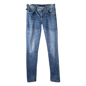 Rock & Republic Skinny Jeans Damen Gr. 4 Blau Denim Medium Wash Baumwolle Mid-Rise - Bild 1 von 7
