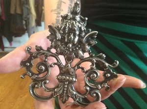 TRAUMHAFTER ANTIKER BAROCK STERLING TASCHENUHRENHALTER / STÄNDER! RAR! NR! - Bild 1 von 7
