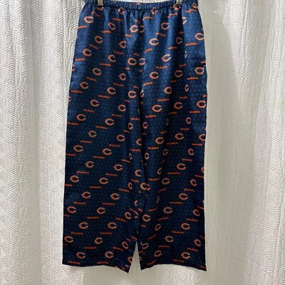 Pantalones de pijama de satén de los Chicago Bears Capris marca NFL NUEVOS SIN ETIQUETAS Foto 1 de 4