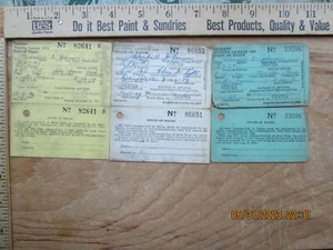 lot of 3 state of Maine hunting license 1968 1969 1971 - Picture 1 of 2