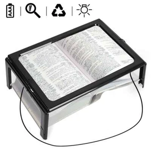 Lupa grande manos libres con luz LED lupa lectura gigante costura - Imagen 1 de 12