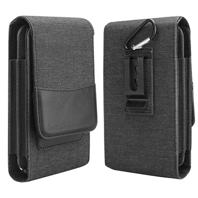 Cell Phone Waist Belt Holster Loop Holder Pack Bag Pouch Case​ Cover Card Slot - Image 1 of 4