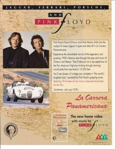 1992 La Carrera Panamericana Print-Ad / David Gilmour-Nick Mason-Pink Floyd - Picture 1 of 1