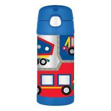 Thermos Funtainer Drink Bottle 355ml Construction Vehicles