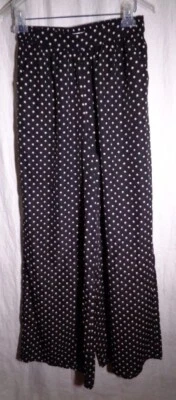 Philosophy   Pants sz 8 black polka dots wide leg - Image 1 of 4