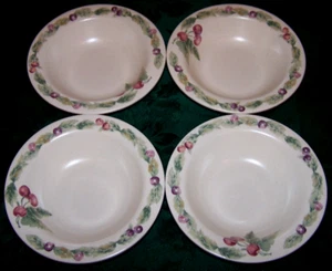 4 Lovely Undamaged Jamberry By Pfaltzgraff Cereal Bowls - Picture 1 of 1