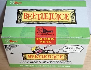 1990 DART FLIPCARDS BEETLEJUICE LIMITED EDITION FACTORY SET SEALED