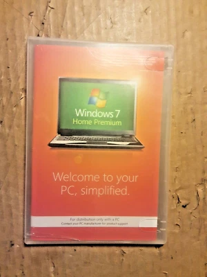 Windows 7 Home Premium 32 Bit SP1 DVD NOS mit Lizenz & Key - Bild 1 von 4