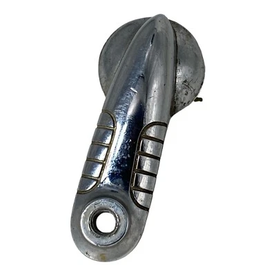 Manija de ventana de ventilación Nash años 40 1950 OEM sin perilla usada cromo original Foto 1 de 4