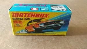 MATCHBOX Superfast 6 Mercedes 350SL New in Box 1973 - Picture 1 of 5