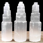 Lot Of 10 Large Selenite Tower Rough " Inch Crystal Morocco Natural Carved Heal