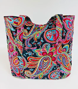 VERA BRADLEY Vera Tote Bag in Parisian Paisley *NWT - Picture 1 of 19