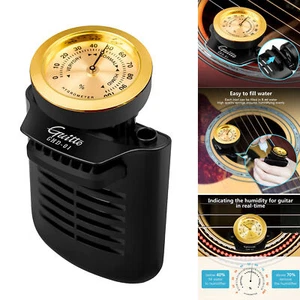 Humidificador de guitarra higrómetro 2 en 1 sistema de cuidado de la humedad para guitarra acústica - Imagen 1 de 12