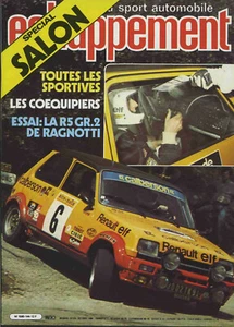 ECHAPPEMENT n°144 10/1980 R5 Gr2 RAGNOTTI FORD ESCORT XR3 Spécial Salon - Foto 1 di 1