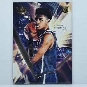 2021-22 Panini NBA Court Kings Rookie 1 RC Cameron Thomas Brooklyn Nets #87 - Picture 1 of 2