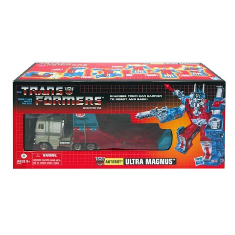 Transformers G1 Ultra Magnus Cab Trailer Autobot Figure Hasbro Official Vintage Cover