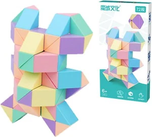 Macaron Magic Snake Cube Fidget Toy Puzzle Gift for Kids - Picture 1 of 6