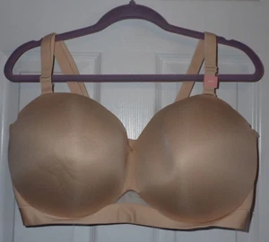 NEU Lane Bryant Cacique BH 40G Comfort Bliss Trägerlos Mehrwege Träger Beige - Bild 1 von 10