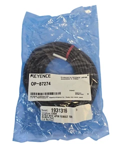 NEW KEYENCE OP-87274 CONNECTOR CABLE 10M LENGTH OP87274 - Picture 1 of 2
