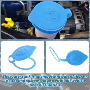 FIT PEUGEOT Windshield Wiper Washer Reservoir Cover Water Bottle Cap Lid - Picture 1 of 7