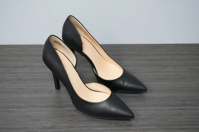 Zapatos de salón ANA para mujer talla 9M negros punta tacón alto vestido clásico trabajo Foto 1 de 4