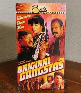 Original Gangstas VHS Fred Williamson Jim Brown Pam Grier RARE Sealed MGM - Imagen 1 de 6