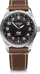 Victorinox Swiss Army Airboss 241973 Men's Automatic Black Dial Watch 42mm - Picture 1 of 4